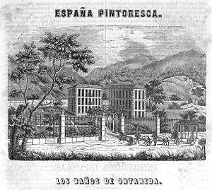 Archivo:1847-06-20, Semanario Pintoresco Español, Los baños de Ontaneda