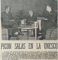 Archivo:1959. Diciembre, 8. Noticia El Mundo Picón Salas embajador ante la UNESCO