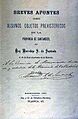 Breves apuntes sobre algunos objetos prehistóricos de la provincia de Santander. Marcelino Sanz de Sautuola