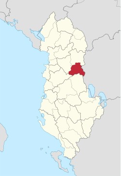 Bulqize in Albania.svg