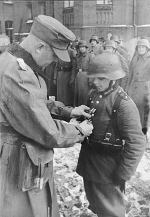 Archivo:Bundesarchiv Bild 183-G0627-500-001, Auszeichnung des Hitlerjungen Willi Hübner