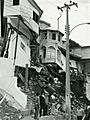 Casas afectadas por el terremoto en San Antonio