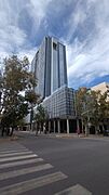 Edificio del Hotel Del Bono Central, ciudad de San Juan, Argentina