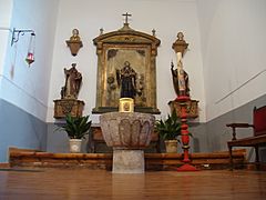 F Villanueva de Duero Iglesia de la Visitacion retablo santo Tomas Ni