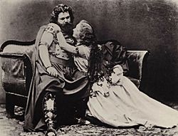 Archivo:Joseph Albert - Ludwig und Malwine Schnorr von Carolsfeld - Tristan und Isolde, 1865f