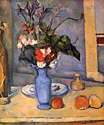Le Vase bleu, par Paul Cézanne