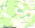 Map commune FR insee code 21017