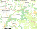Map commune FR insee code 33267