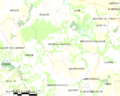 Map commune FR insee code 64051