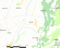 Map commune FR insee code 84104