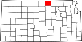Map of Kansas highlighting Republic County.svg