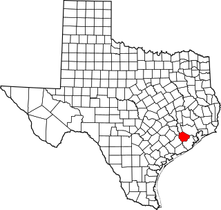 Map of Texas highlighting Fort Bend County.svg