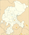 Mexico Zacatecas location map (urban areas)