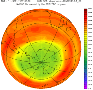 Archivo:Ozone over southern hemisphere Sep11 1957-2001