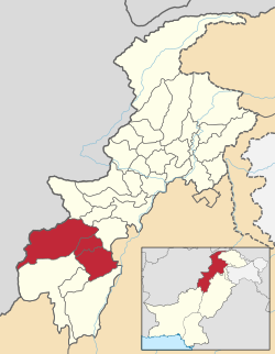 Pakistan - Khyber Pakhtunkhwa - Bannu (division).svg