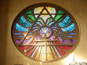 Archivo:Pamplona - Iglesia de San Francisco Javier, vidrieras 01