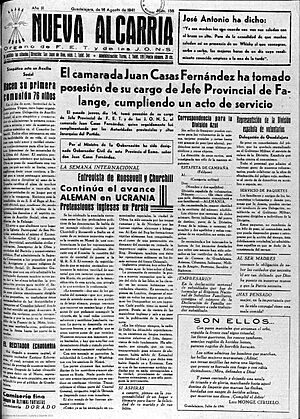 Archivo:Primera publicación 16-08-1941 Pág.1