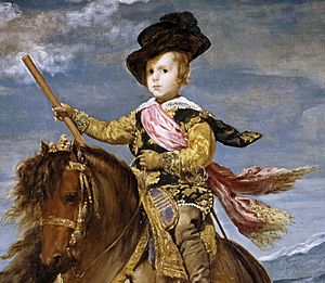 Archivo:Principe Baltasar Carlos a caballo Velazquez detail