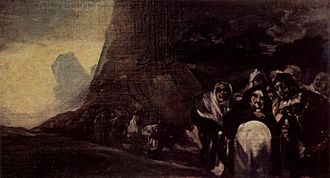 Archivo:Procesión del Santo Oficio por Goya