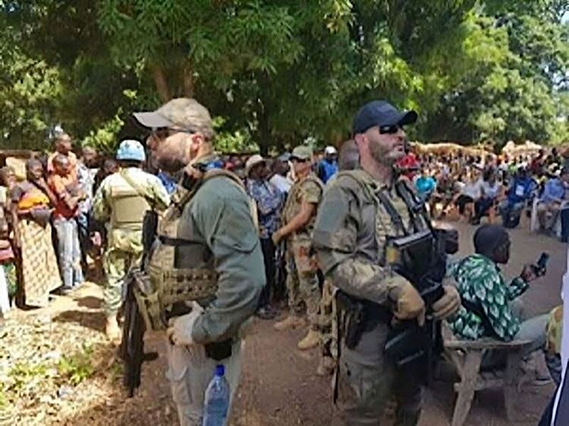 Russian mercenaries in Koundili