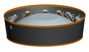 Archivo:SLS MPCV Stage Adapter for 11 CubeSats