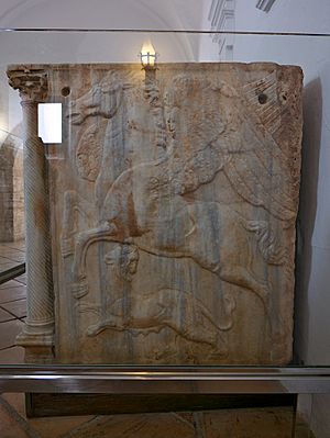Archivo:Sarcófago romano de Córdoba, Pegaso