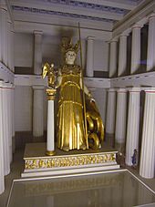 Archivo:Scale model of Parthenon Athena, Royal Ontario Museum (6222386828)