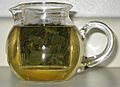 Small pot of oolong tea