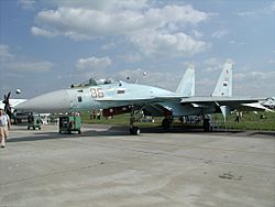 Archivo:Sukhoi Su-35 at MAKS-2001 airshow