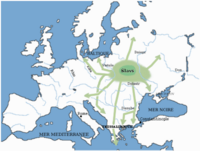 Archivo:The origin and dispersion of Slavs in the 5-10th centuries