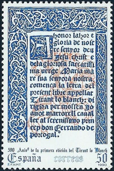Tiran-lo-blanc stamp