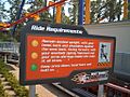 Top Thrill Dragster Sign