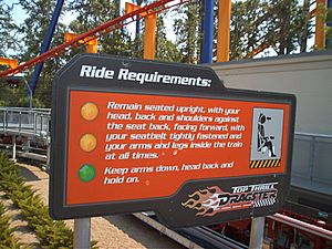 Archivo:Top Thrill Dragster Sign