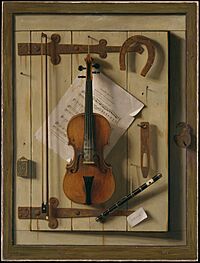 Archivo:William Michael Harnett Still life Violin and Music