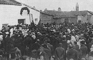 Archivo:1916-05-08, La Ilustración Artística, La Fiesta del Dos de Mayo, en Madrid y en Móstoles (cropped) Móstoles