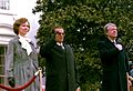 Arrival ceremony for state visit of Josip Tito, President of Yugoslavia - NARA - 178242-restored