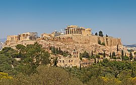 Attica 06-13 Athens 50 View from Philopappos - Acropolis Hill.jpg