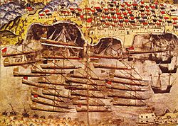 Archivo:Barbarossa fleet wintering in Toulon 1543