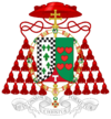 Coat of Arms of Cardinal Manuel Arce y Ochotorena (Order of Isabella the Catholic).svg