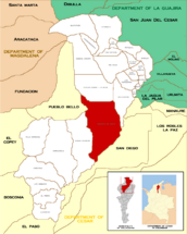 Corregimientos of Valledupar - Valencia de Jesus.png