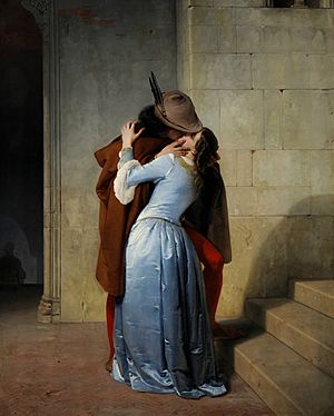 Archivo:El Beso (Pinacoteca de Brera, Milán, 1859)