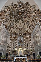 Església de santa Àgueda de Xèrica, altar major