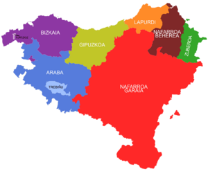 Archivo:Euskal Herriko mapa koloreztatua