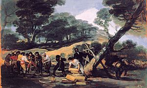 Archivo:Fabricación de la pólvora en la Sierra de Tardienta por Francisco Goya