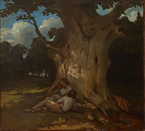Archivo:Gustave Courbet - Le Gros Chêne (1843)
