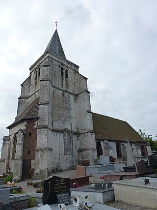 Herbelles (Pas-de-Calais, Fr) église Saint-Léger.JPG