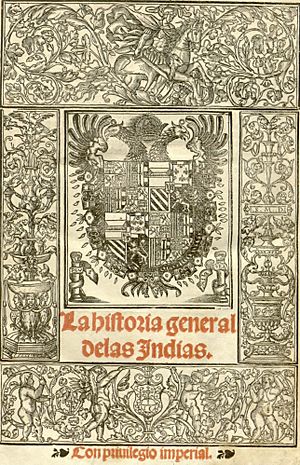 Archivo:Historia general de las Indias Capitan Gonzalo Hernandez de Oviedo y Valdez (1536)