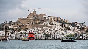 Archivo:Ibiza City Dalt Vila from seaport asv2023-04