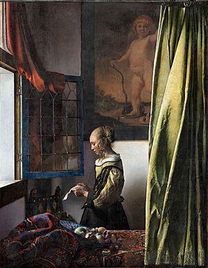 Archivo:Jan Vermeer van Delft - Brieflezend meisje bij het venster (ca. 1657-59)