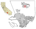LA County Incorporated Areas Desert View Highlands highlighted
